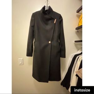 Ted baker coat black